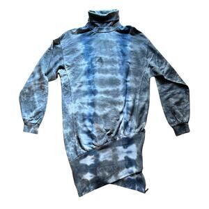 Young Fabulous & Broke Tie Dye Asymmetrical Turtleneck Dress